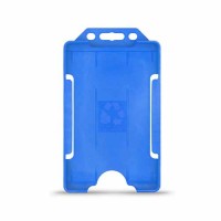 Antimicrobial Single Sided Portrait ID Card Holders